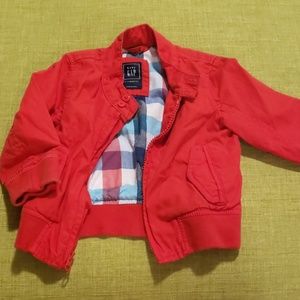 EUC Baby GAP red jacket 6-12 months